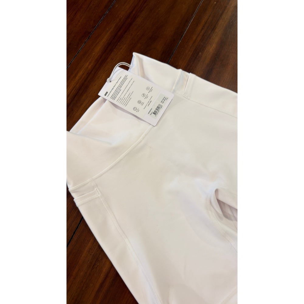 LSKD Fusion Ultra High-Rise 6" Short Pockets White Women's Size Small NWT NEW - Picture 8 of 16